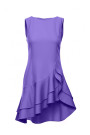 M850 Ruffled mini dress - light purple