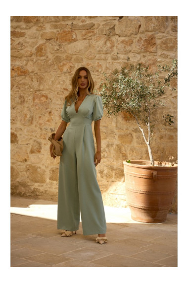 M852 Puff sleeve jumpsuit - mint