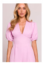 M852 Puff sleeve jumpsuit - candy pink
