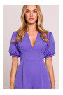 M852 Puff sleeve jumpsuit - light purple