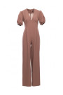 M852 Puff sleeve jumpsuit - mocca