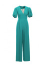 M852 Puff sleeve jumpsuit - turquoise
