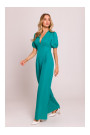 M852 Puff sleeve jumpsuit - turquoise