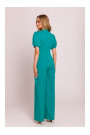 M852 Puff sleeve jumpsuit - turquoise