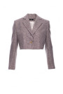 M853 Cropped blazer - graphite