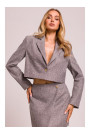 M853 Cropped blazer - graphite