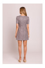 M855 A-line mini dress - graphite
