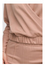 B292 Wrap front sweatshirt - mocca