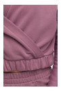 B292 Wrap front sweatshirt - heather