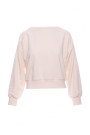 B293 Open back sweatshirt - vanilla