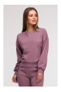 B293 Open back sweatshirt - heather