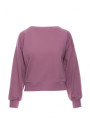 B293 Open back sweatshirt - heather