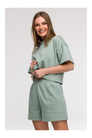 B295 Shorts with patch pockets - mint