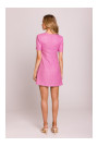 M855 A-line mini dress - fuchsia