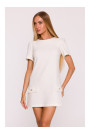 M855 A-line mini dress - cream