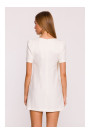M855 A-line mini dress - cream