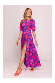 M858 Open back maxi dress - model 2