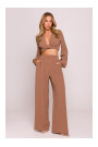 M862 Wide leg trousers - chocolate