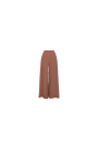 M862 Wide leg trousers - chocolate