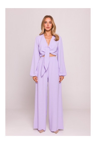 M862 Wide leg trousers - purple