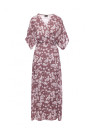 S405 Wrap maxi dress with print - model 2