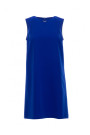 S408 Sleeveless shift dress - royal blue