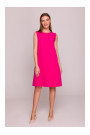 S408 Sleeveless shift dress - pink