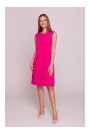 S408 Sleeveless shift dress - pink