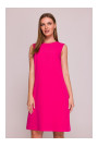 S408 Sleeveless shift dress - pink