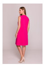 S408 Sleeveless shift dress - pink