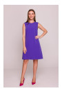 S408 Sleeveless shift dress - purple