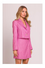 M853 Cropped blazer - fuchsia