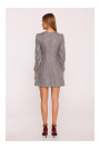 M870 Tweed mini dress - graphite