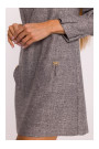 M870 Tweed mini dress - graphite