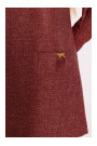 M870 Tweed mini dress - maroon
