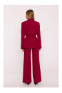 M873 Blazer with cinched waist - maroon