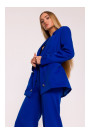 M873 Blazer with cinched waist - royal blue