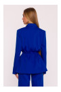 M873 Blazer with cinched waist - royal blue