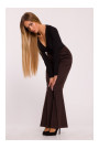M874 Flared leg trousers - brown