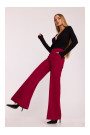 M875 Wide leg trousers - maroon