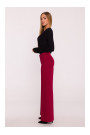 M875 Wide leg trousers - maroon