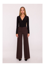 M875 Wide leg trousers - brown