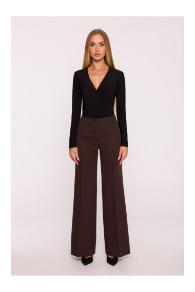 M875 Wide leg trousers - brown