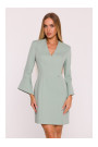 M876 Dress with wide cuffs - mint