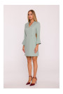 M876 Dress with wide cuffs - mint
