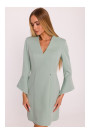 M876 Dress with wide cuffs - mint