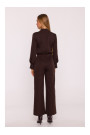 M879 Jumpsuit with stand-up collar - brown