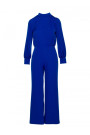 M879 Jumpsuit with stand-up collar - royal blue