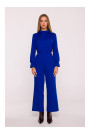 M879 Jumpsuit with stand-up collar - royal blue