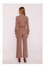 M879 Jumpsuit with stand-up collar - mocca